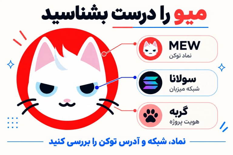 شناخت نماد MEW، شبکه سولانا و هویت گربه پروژه میو