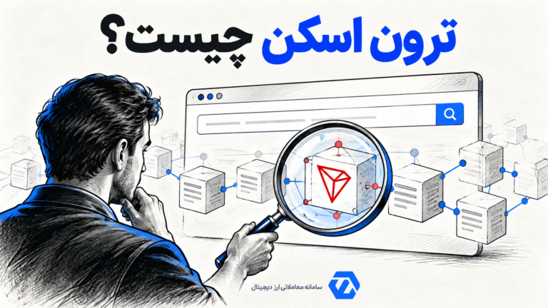 تصویر آموزشی نقش ترون اسکن در نمایش اطلاعات عمومی شبکه ترون