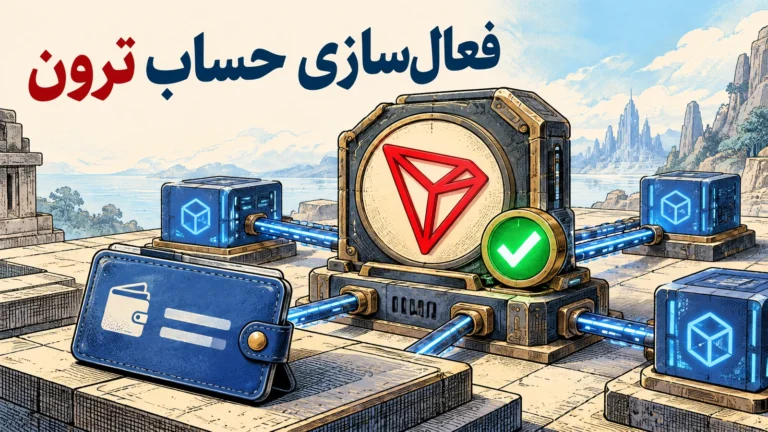 فعال سازی حساب ترون و ثبت آن روی شبکه