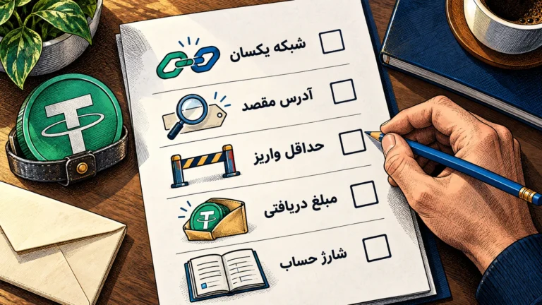 پنج مورد لازم برای بررسی انتقال آزمایشی تتر