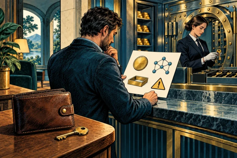 تفاوت کنترل کلید کیف پول شخصی با مدیریت واریز نزد ارائه دهنده صرافی