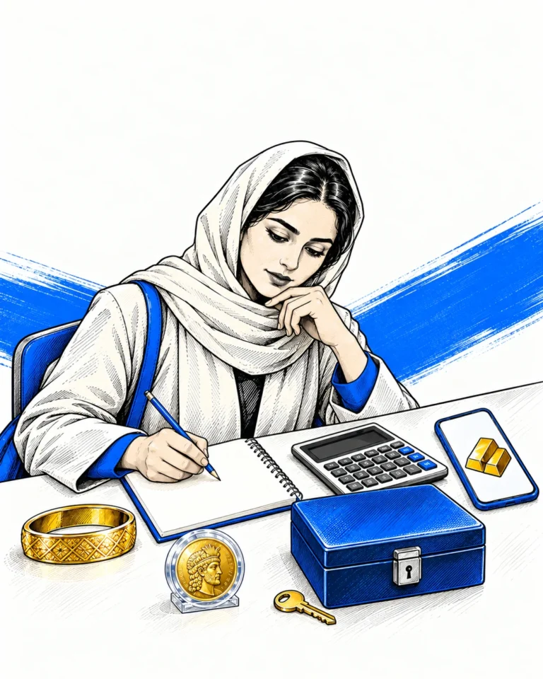 مقایسه هزینه فروش و محل نگهداری طلا