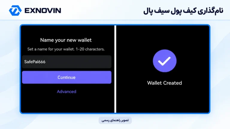 ساخت کیف پول اتریوم؛ 3 گام اول در MEW نام گذاری کیف پول نرم افزاری در سیف پال