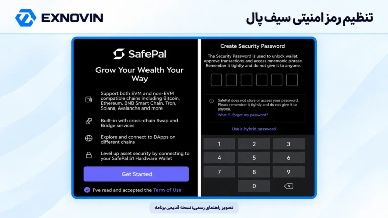 ساخت کیف پول اتریوم؛ 3 گام اول در MEW راه اندازی و تعیین رمز امنیتی سیف پال