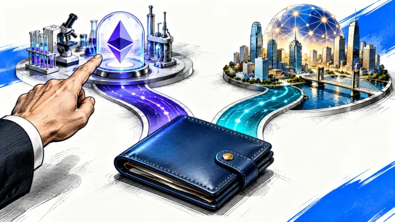 یک کیف پول و دو مسیر مستقل شبکه آزمایشی و اصلی